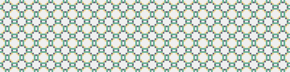 Abstract Cross Pattern Dots Logo generative computational art illustration