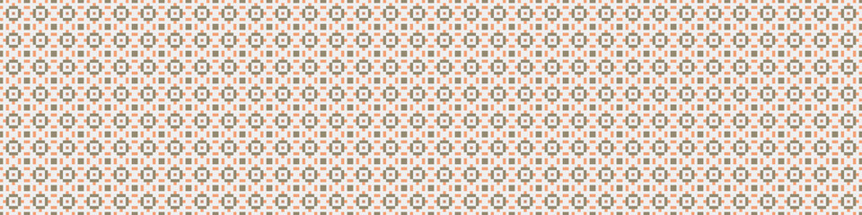 Fototapeta premium Abstract Cross Pattern Dots Logo generative computational art illustration