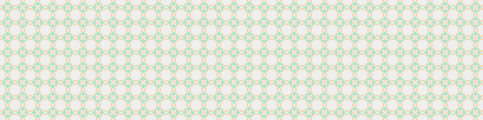 Fototapeta premium Abstract Cross Pattern Dots Logo generative computational art illustration