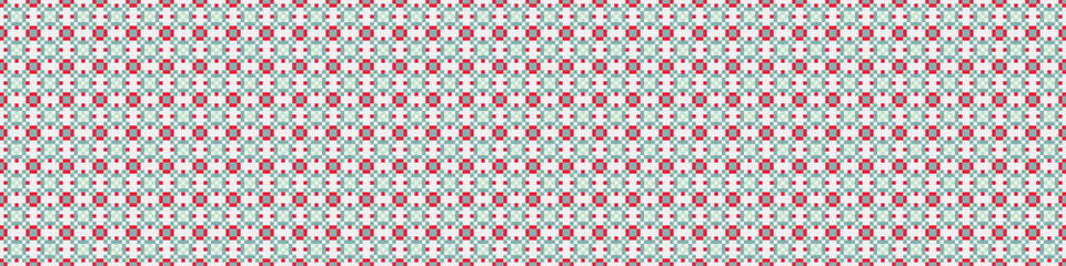 Fototapeta premium Abstract Cross Pattern Dots Logo generative computational art illustration