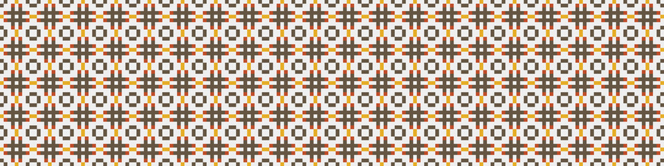 Abstract Cross Pattern Dots Logo generative computational art illustration