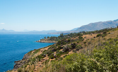 Amazing mediterranean landscape of the 
