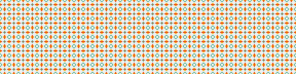 Abstract Cross Pattern Dots Logo generative computational art illustration