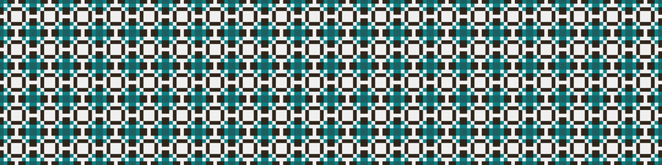 Fototapeta premium Abstract Cross Pattern Dots Logo generative computational art illustration