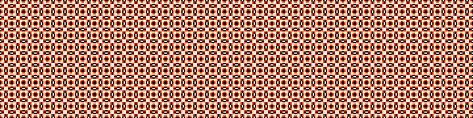 Fototapeta premium Abstract Cross Pattern Dots Logo generative computational art illustration