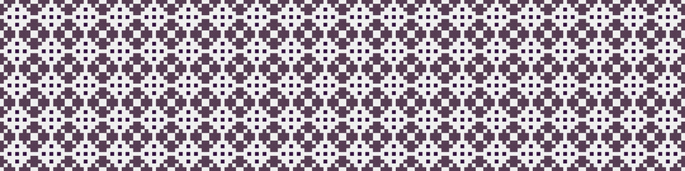 Fototapeta premium Abstract Cross Pattern Dots Logo generative computational art illustration