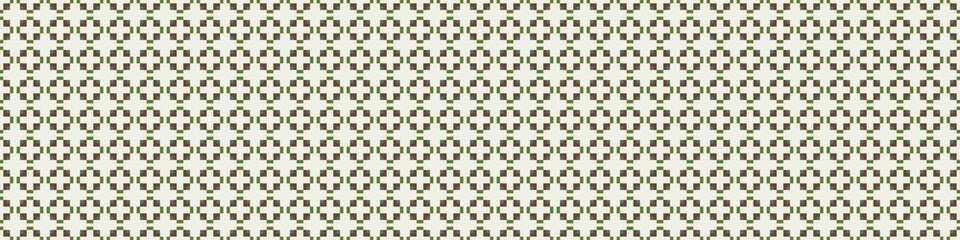 Fototapeta premium Abstract Cross Pattern Dots Logo generative computational art illustration