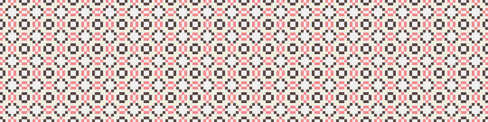 Abstract Cross Pattern Dots Logo generative computational art illustration