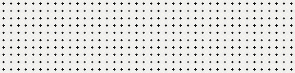 Fototapeta premium Abstract Cross Pattern Dots Logo generative computational art illustration