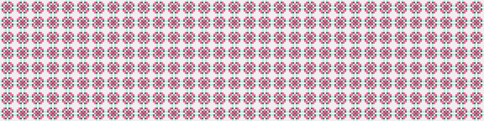 Abstract Cross Pattern Dots Logo generative computational art illustration