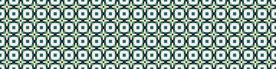 Abstract Cross Pattern Dots Logo generative computational art illustration