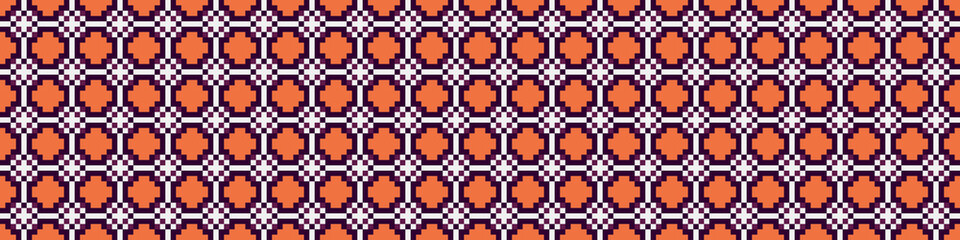 Abstract Cross Pattern Dots Logo generative computational art illustration