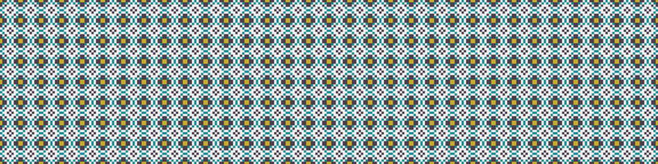 Abstract Cross Pattern Dots Logo generative computational art illustration