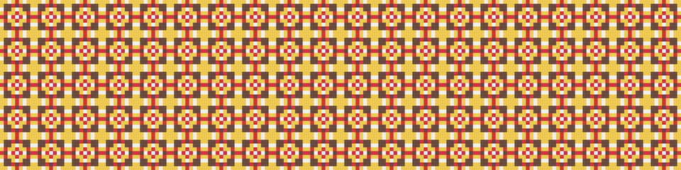 Abstract Cross Pattern Dots Logo generative computational art illustration