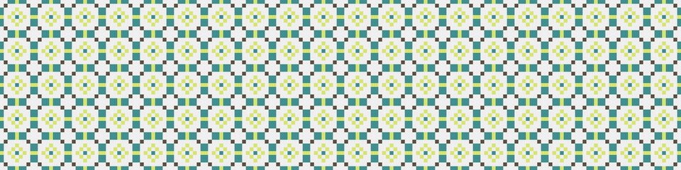 Abstract Cross Pattern Dots Logo generative computational art illustration