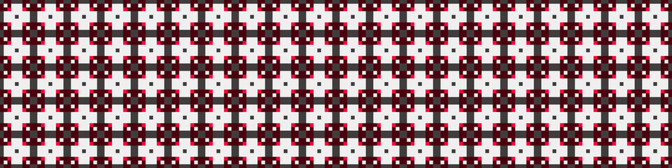 Fototapeta premium Abstract Cross Pattern Dots Logo generative computational art illustration