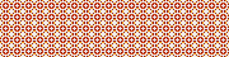 Abstract Cross Pattern Dots Logo generative computational art illustration