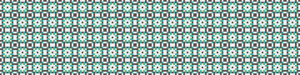 Abstract Cross Pattern Dots Logo generative computational art illustration