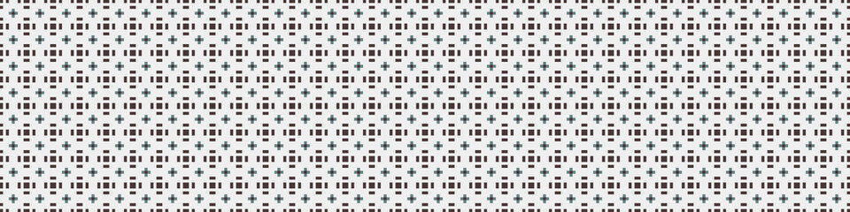 Fototapeta premium Abstract Cross Pattern Dots Logo generative computational art illustration