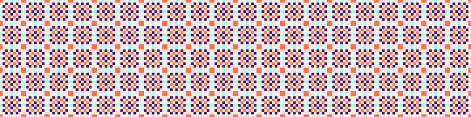 Abstract Cross Pattern Dots Logo generative computational art illustration