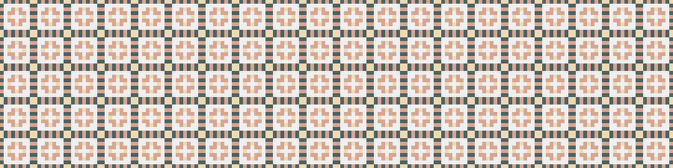 Abstract Cross Pattern Dots Logo generative computational art illustration