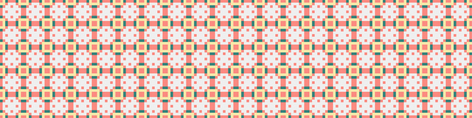 Abstract Cross Pattern Dots Logo generative computational art illustration