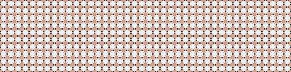 Fototapeta premium Abstract Cross Pattern Dots Logo generative computational art illustration