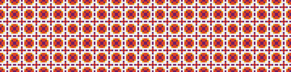 Abstract Cross Pattern Dots Logo generative computational art illustration