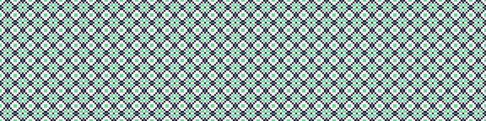 Abstract Cross Pattern Dots Logo generative computational art illustration