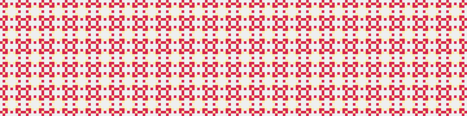 Fototapeta premium Abstract Cross Pattern Dots Logo generative computational art illustration