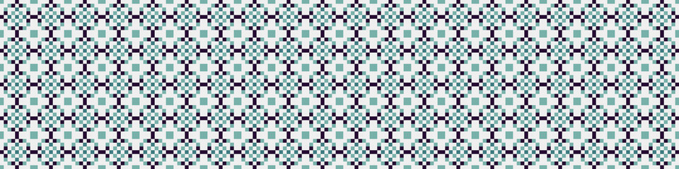 Abstract Cross Pattern Dots Logo generative computational art illustration