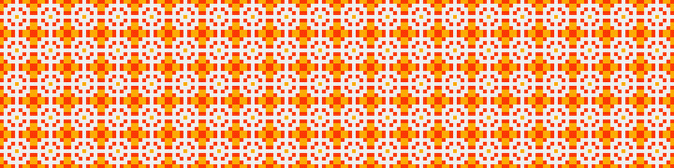 Abstract Cross Pattern Dots Logo generative computational art illustration