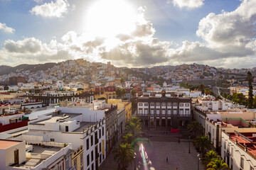 Viev on Plaza Sta. Ana Las Palmas de Gran Canaria