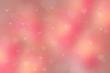 Pink abstract background with heart shape texture for valentine