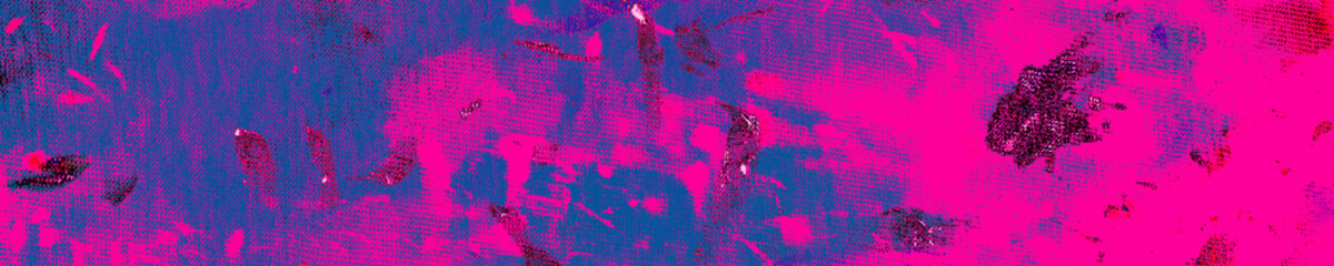 Colorful Dirty Template. Blue Artistic Image.