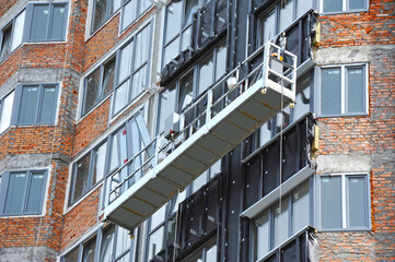 Suspended Platform (ZLP) on wall