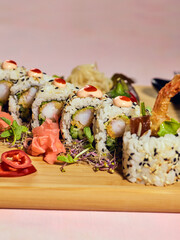 Prawn California Maki Closeup