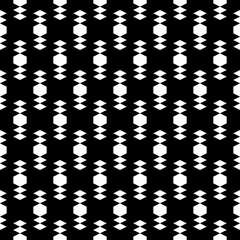 Seamless pattern. Geometrical backdrop. Polygons motif. Quadrangular, hexagonal shapes wallpaper. Rhombuses, hexagons ornament. Geometric background. Digital paper, textile print, abstract. Vector