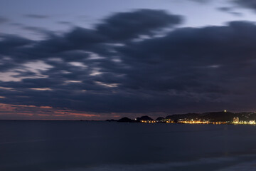 Fototapeta premium (千葉県-風景)房総の夕暮れの海岸風景４