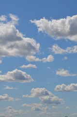 blue sky with clouds