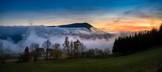 Nebeldramatikpanorama Waldviertel