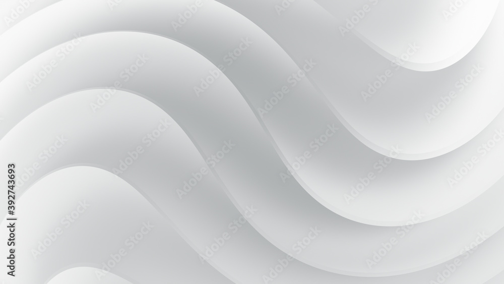 Poster 3d background. white creative texture for business concept. abstract modern curve illustration. simp