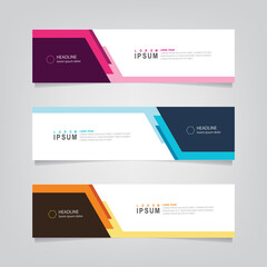 Vector banner abstract geometric background, modern banner advertising design. can use for brochure, flyer, covers, annual report and print template