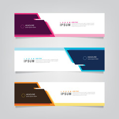 Vector banner abstract geometric background, modern banner advertising design. can use for brochure, flyer, covers, annual report and print template