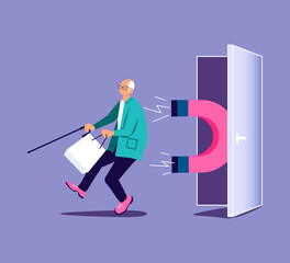 Magnet power attracts potential buyer