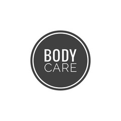 Illustration about love your body, body care, self care, self love. Lettering, Quote Sign for Beauty Products Packaging/Print Design.