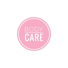 Illustration about love your body, body care, self care, self love. Lettering, Quote Sign for Beauty Products Packaging/Print Design.