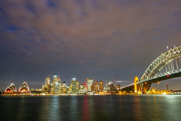 Fototapeta na wymiar Sydney at night time