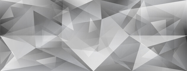 Obraz premium Abstract crystal background with refracting of light and highlights in gray colors