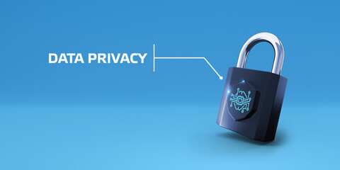 Cyber security data protection business technology privacy concept.